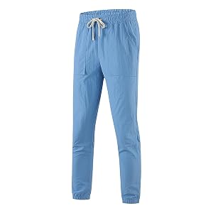 Sweatpants for Men Baggy Drawstring Elastic Waist Sweat Pants Tapered Joggers Lightweight Workout Track Pants Pockets