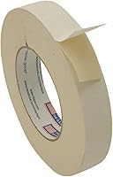 Vista 7 de Intertape 591/BEIG0536 591 Cinta de papel de doble cara con parte trasera plana: 1/2" x 36 yardas, beige