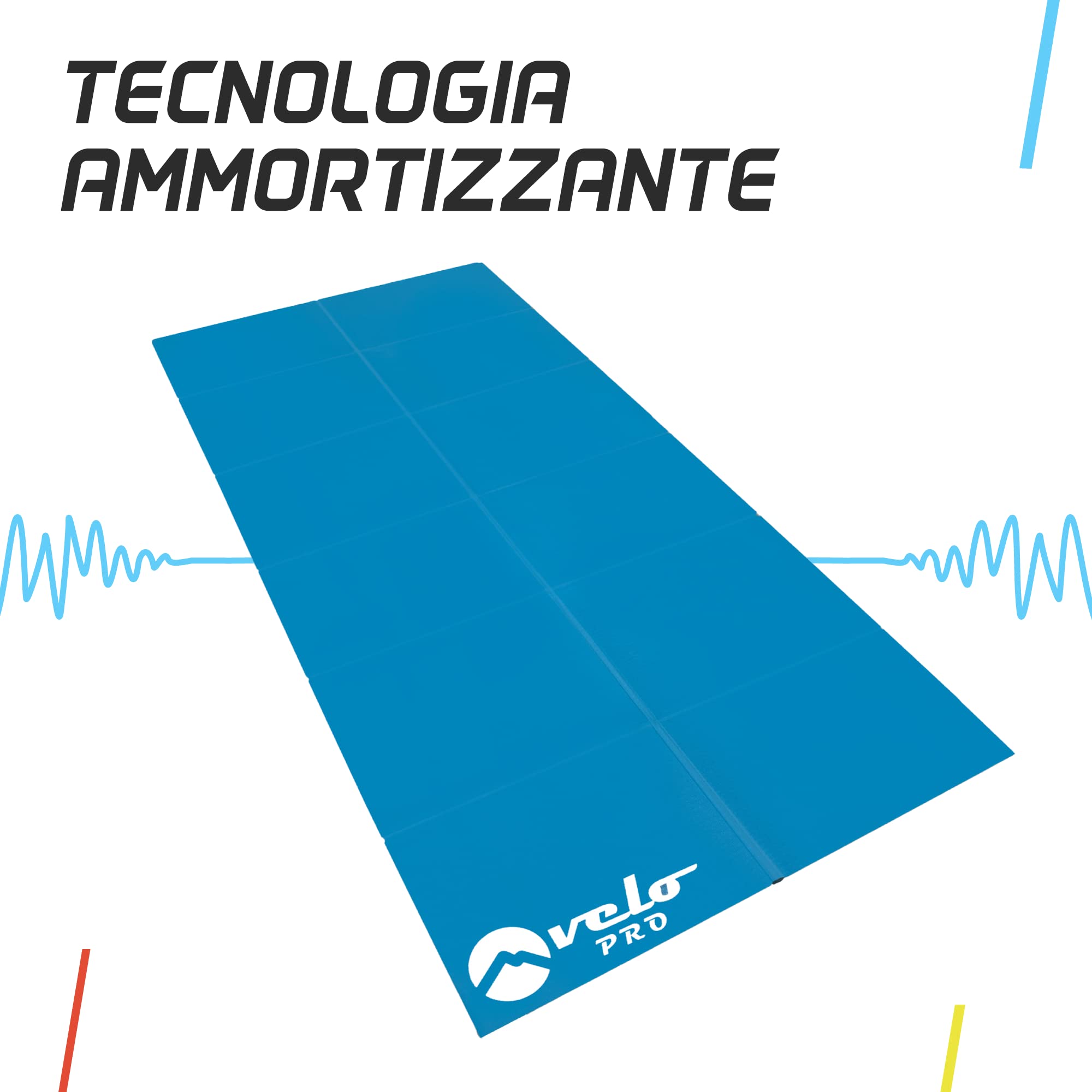 Tappetino da ginnastica resistente - Tappetino da palestra antiscivolo multiuso - Protezione per il pavimento per attrezzatura da allenamento in casa - tappetino per yoga, pilates e cross trainer