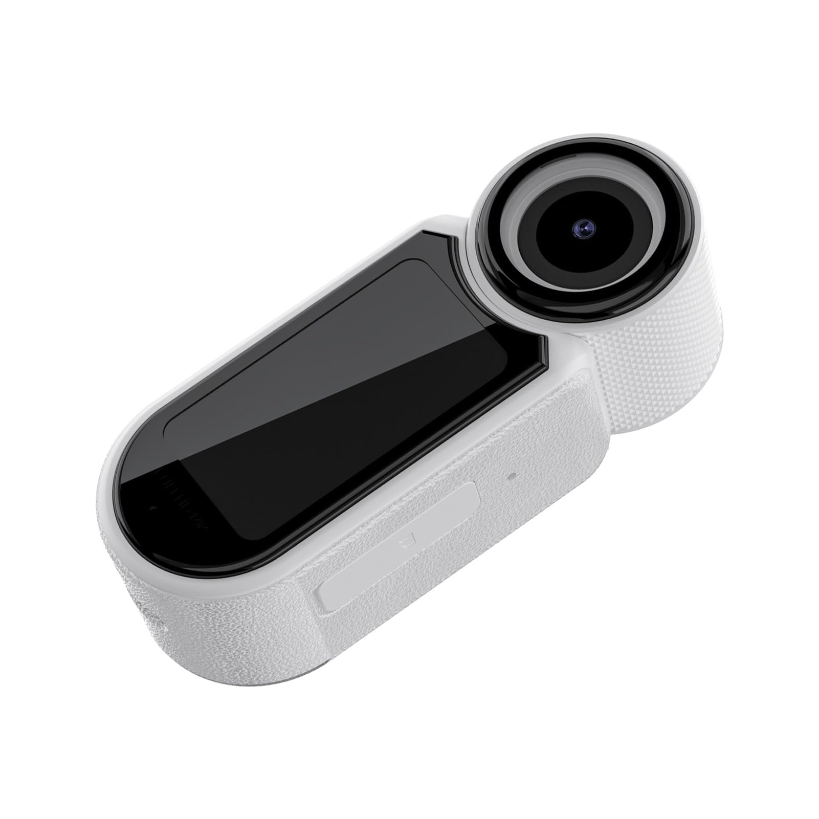 Kamera Magnetyczna 2,7K z Kciukiem Ekran o Przekątnej 1,47 Cala Bateria 500 MAh Nagrywanie 120 Minut ze Zdjęciami o Rozdzielczości 12 MP Podczas Jazdy na Rowerze Narciarstw (Biały)
