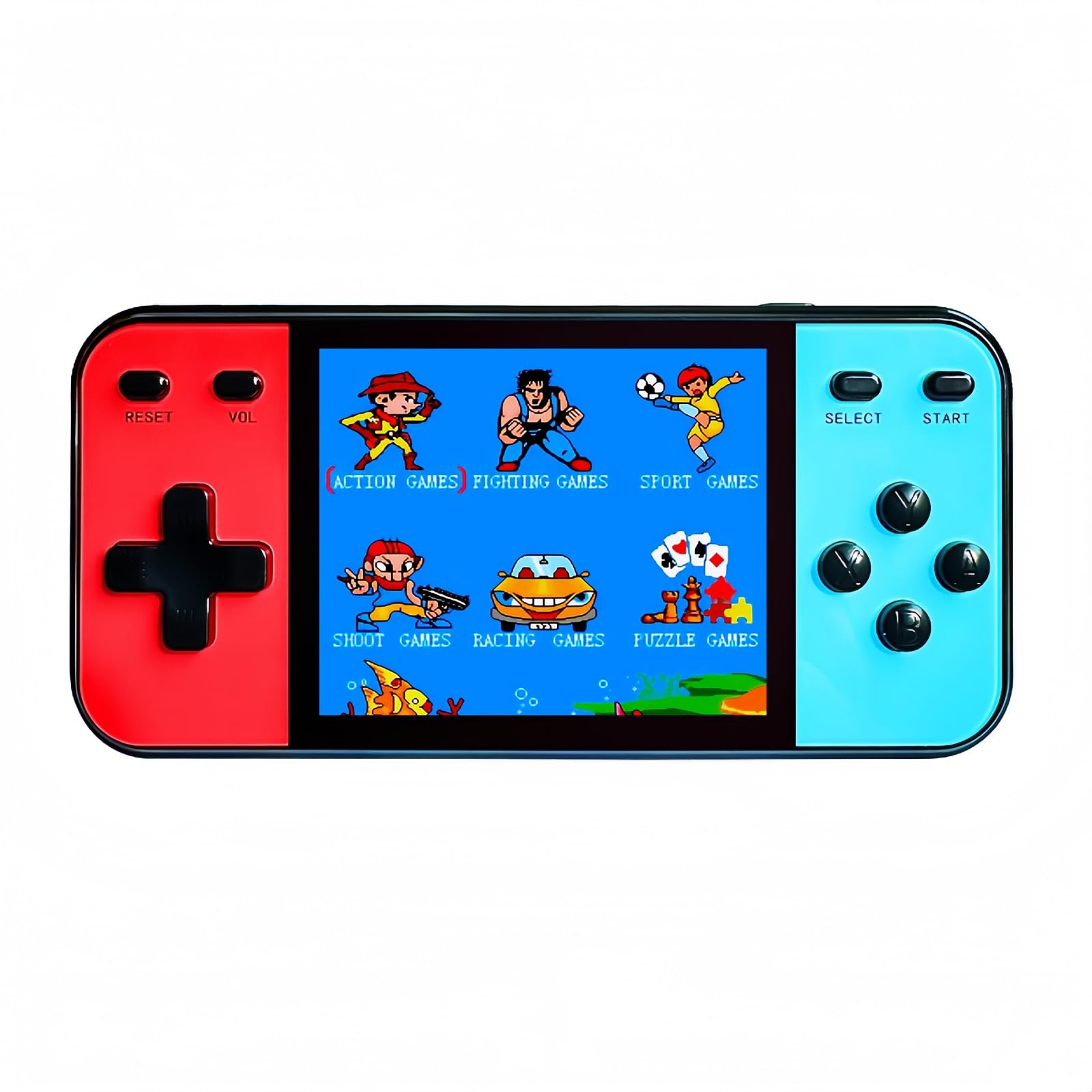 Console de Jeux Vidéo Portable 240 Jeux Connectable à la TV CZT 3.0