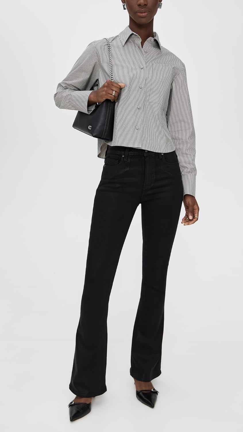 PAIGE Women's High Rise Laurel Canyon Jeans - Image 5