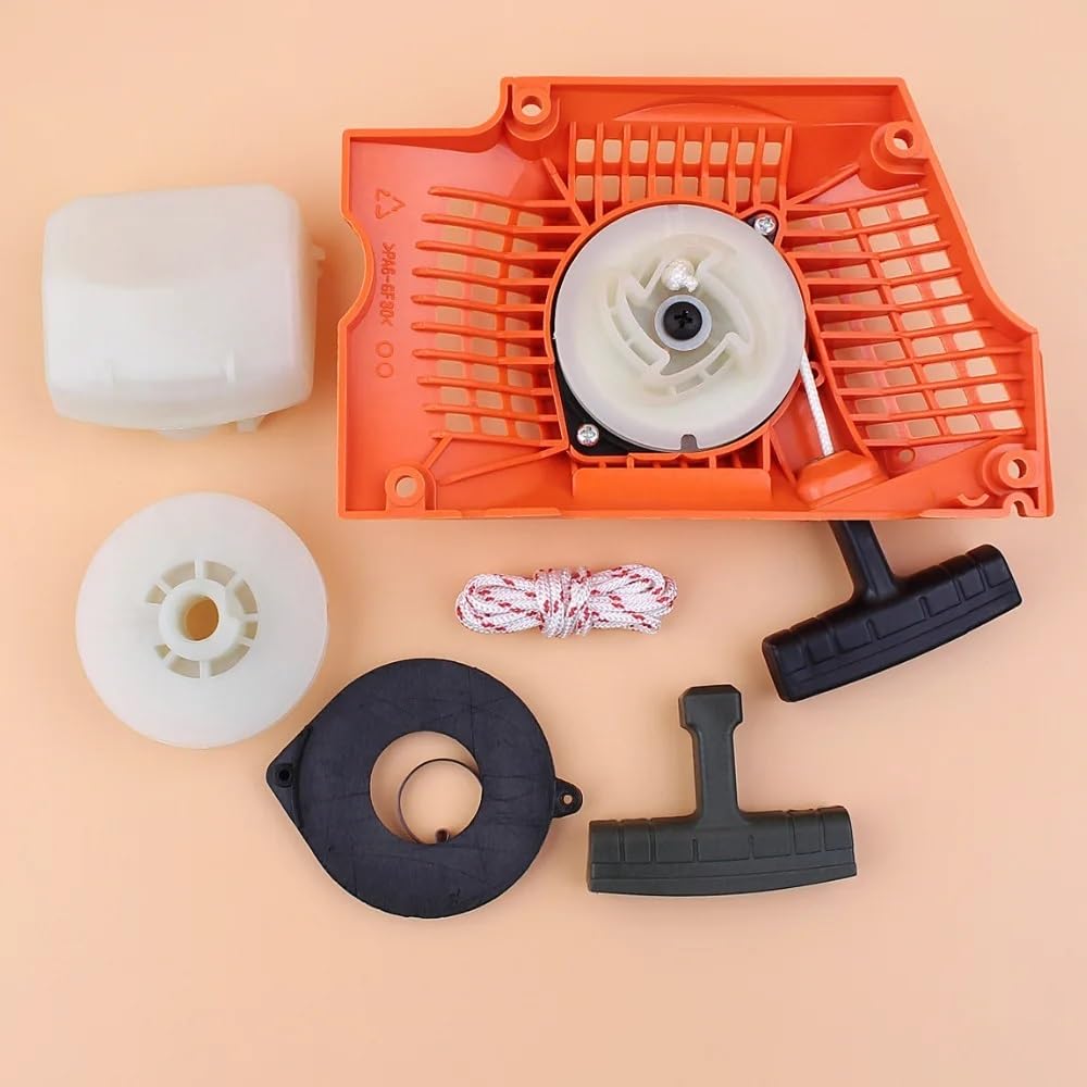Kit de puesta a punto del filtro de aire del arrancador de 6 piezas for motosierra de gasolina 350 340 345 346 346XP, repuestos for motosierra 537 10 47 02