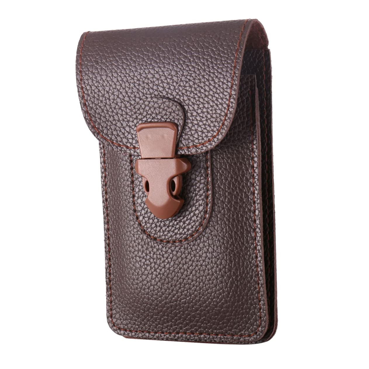 Mikinona 1Pc Vintage Waist Bag Coffee Multi Functional Fanny Pack for Men Capacity Storage Pack for Outdoor Activities Hiking Running and Daily Use