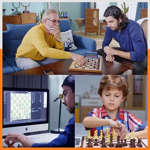 Chessnut CA100 Air Electronic Chess Set, A Magnificently Handcrafted Wooden Chess Board With Extra Queens,Leds, Ai Adaptive Electronic Chess Set Game And App With Computer Chess Board thumb #3