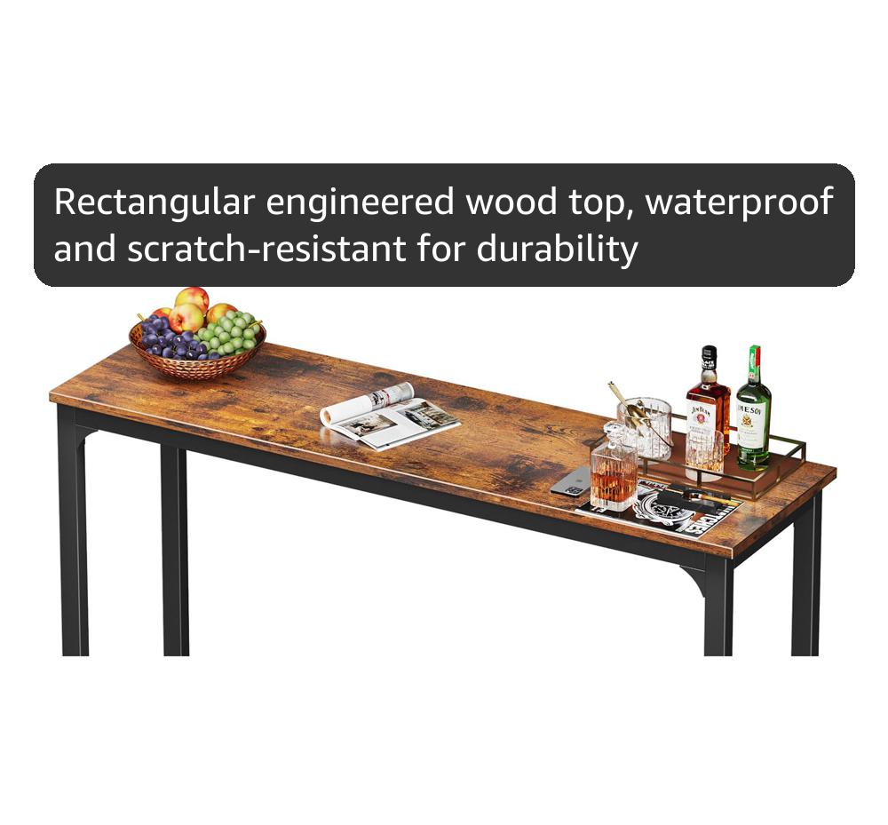 Amazon.com: ODK 54 Inch Bar Table, Bar Height Pub Table, Counter