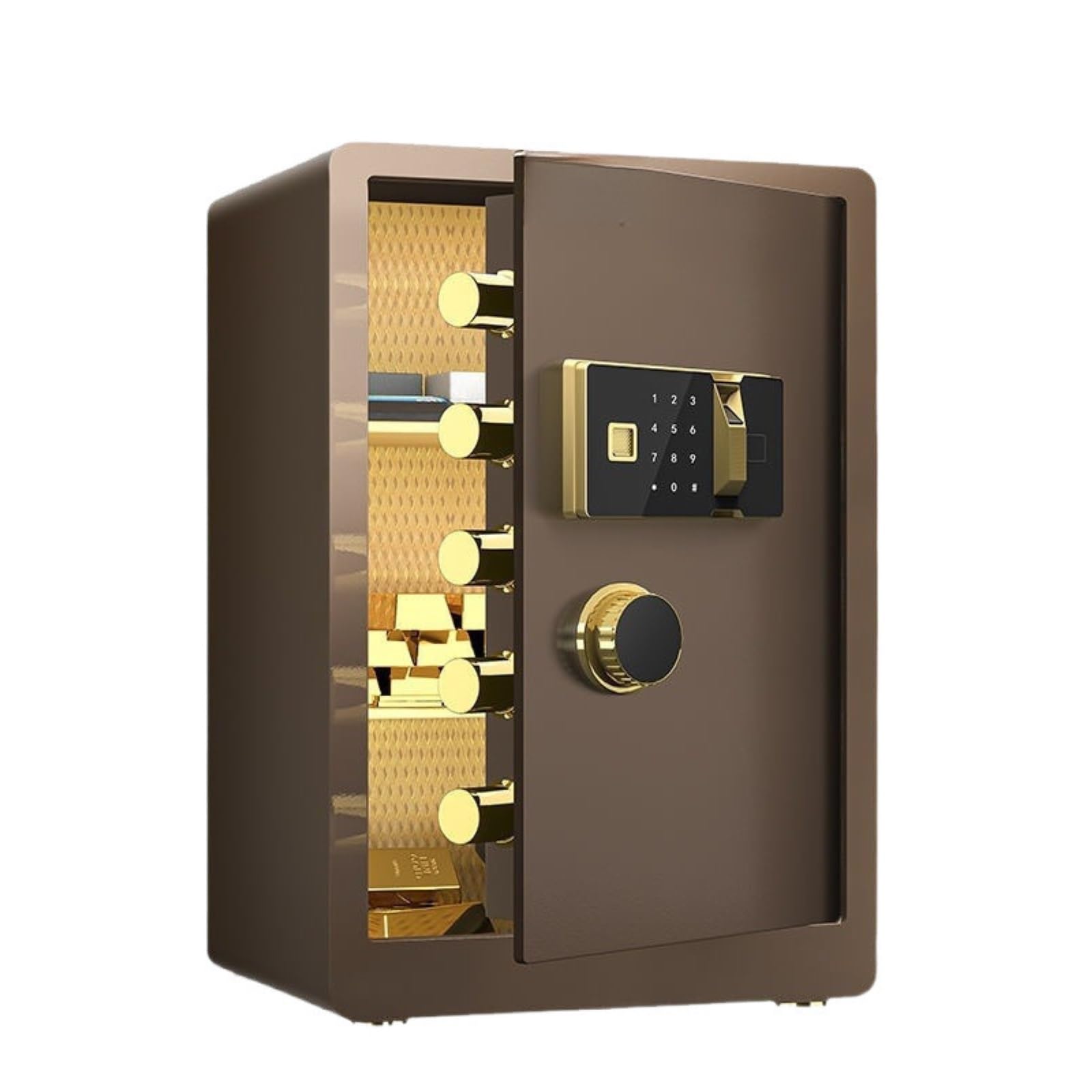 Cerradura de acero de las cajas fuertes de la seguridad de la caja segura con la pantalla táctil retroiluminada cajas fuertes