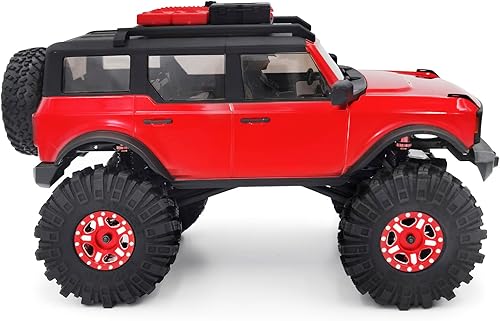 Miniatura 7 de MOHERO - 4 neumáticos de goma de 1.0 pulgadas, neumáticos de rueda de 2.441 x 0.866 in para Axial SCX24 90081 AXI00001 002 004 005 006 RC Crawler