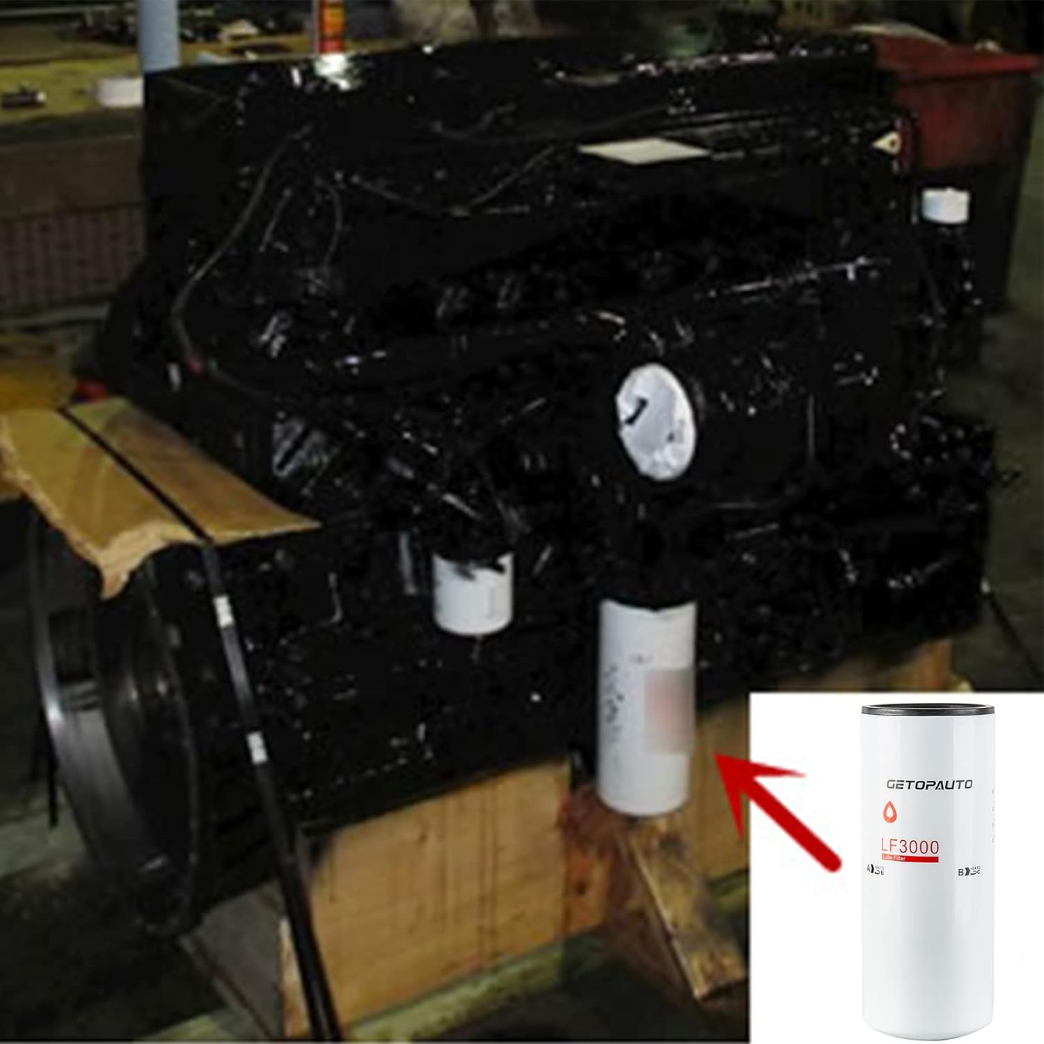 LF3000 Oil Lube Filter Compatible with ISC 8.3L ISL/QSL 9.0L ISM N14 M11 Diesel Engines Replaces 3401544 XLF75000(set of 3)