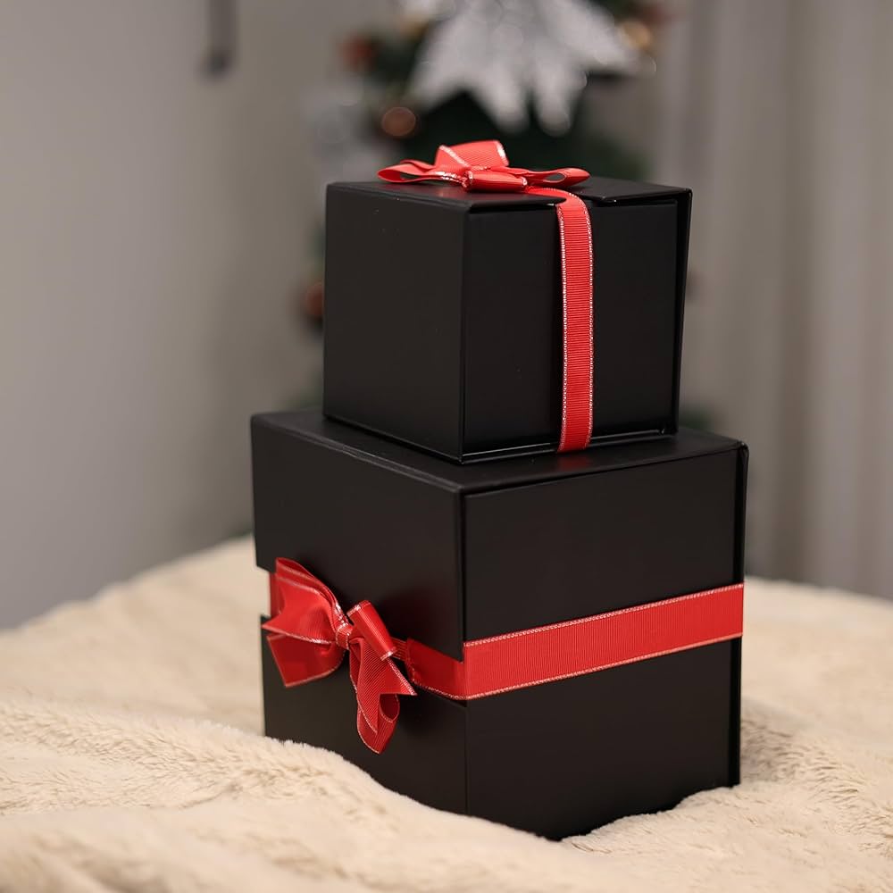 大きなリボンのクリスマスプレゼント型ボックス　ビレロイ＆ボッホ 大きなリボンのクリスマスプレゼント型ボックス ビレロイ＆ボッホ