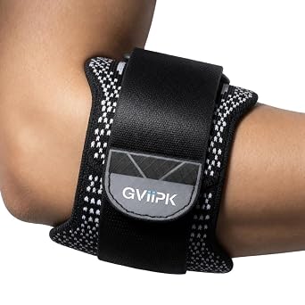 360 Coverage Upgraded Tennis Elbow Brace for Men Women, Adjustable Golfers Elbow Support Strap Band for Tendonitis Double Pressure,Golfers Elbow Brace for Tennis & Golfers Elbow,Tendon Pain Relief