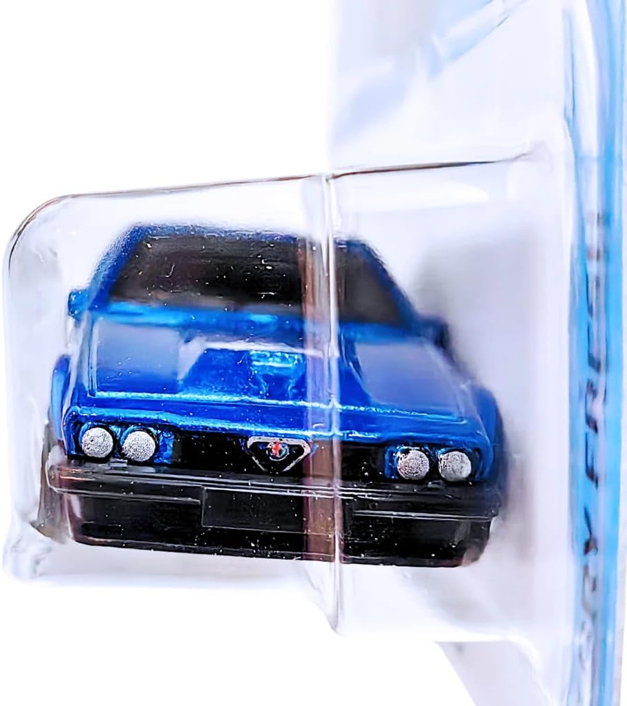 Hot Wheels - Alfa Romeo GTV6 3.0 - Factory Fresh 8/10 - HTF13 - Short Card - Blue Metallic - Mattel 2024-1:64