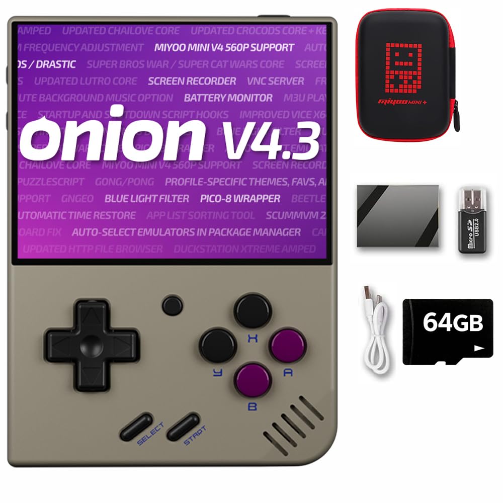 Amazon.com: lomiyoo Miyoo Mini Plus OnionOS Retro Handheld Game