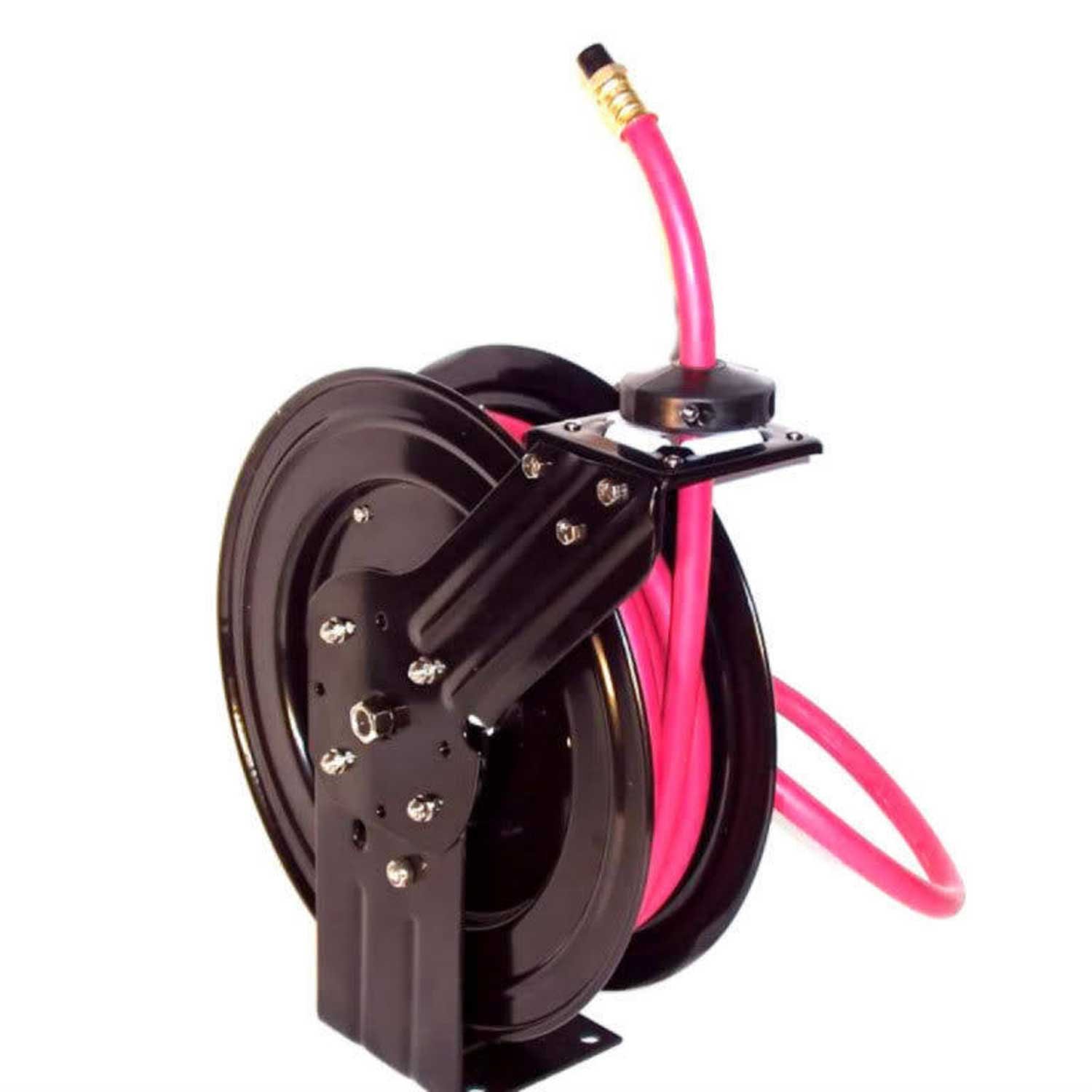 Buy Retractable Air Hose Reel Auto Rewind 1/2" Id X 50 Ft Air