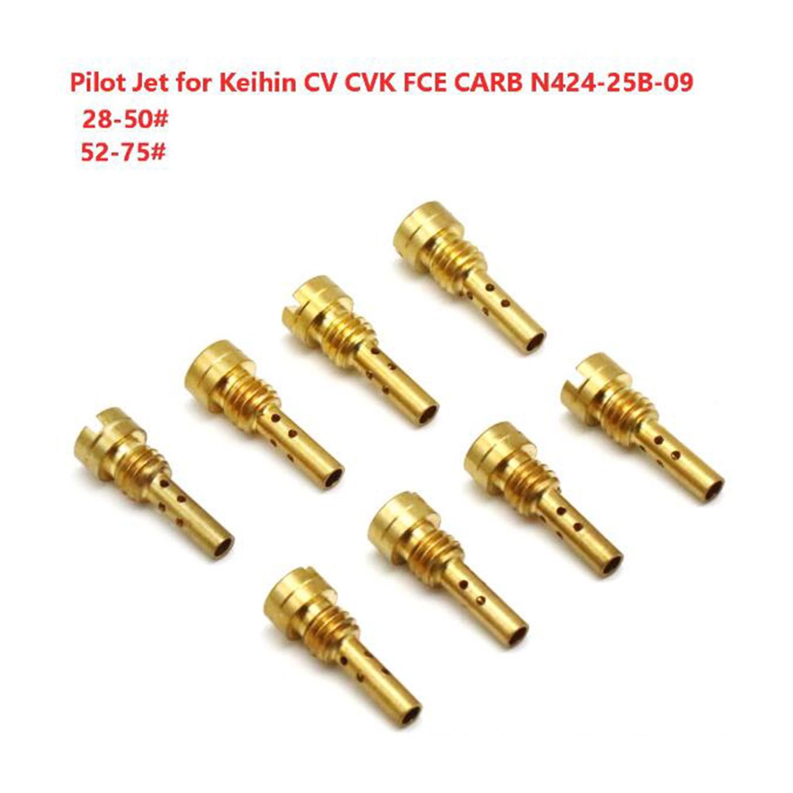 Buses Carburateur CVK/FCR - Lot De 5 Tailles (40,42,45,48,50) - Pour Moto, Quad - Jet Pilote N42425 - 10