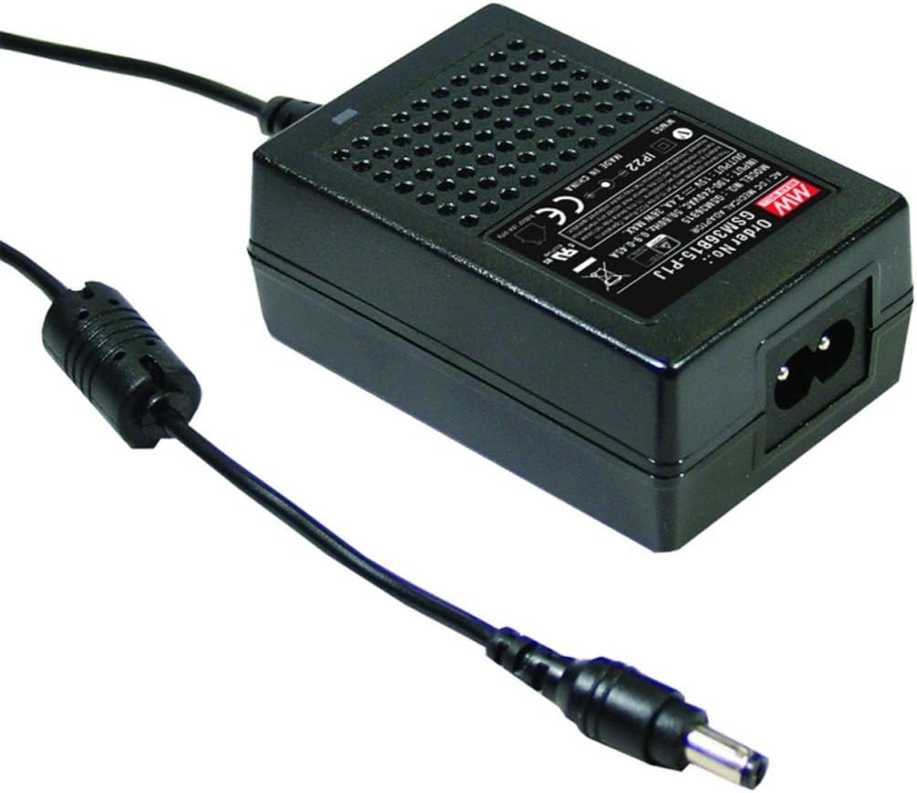 Mean Well GST36U12-P1J 12V 3A 36W Switching Power Supply - Industrial AC-DC Adapter