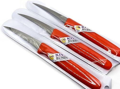 Miniatura 2 de PKC_Miniature_Dollhouse Lote de 3 cuchillos de acero inoxidable para tallar suministros de alimentos vegetales frutas jabón herramientas de tallado