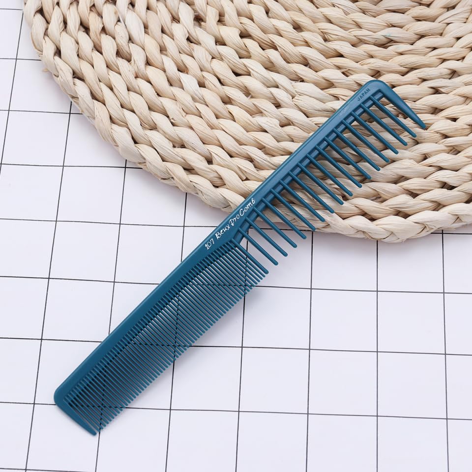 Peine Profesional GALPADA Antiestático ABS Azul 18 cm miniatura 3