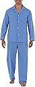 Fruit of the Loom Men's Long Sleeve Broadcloth Pajama Set