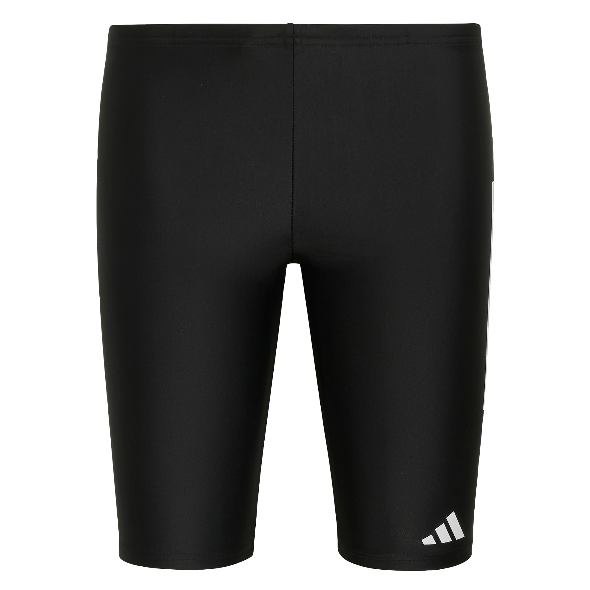Adidas Boys Black Fitness 3-Stripes Swim Jammer in Size 9 - 10 Years, Sports Direct