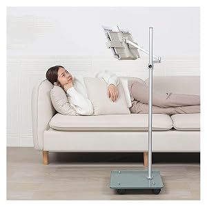 ELUKHT Sheet Music Stand Floor Book Stand Tablet and Laptop Floor Stand with Wheels Book Holder Tablet Floor
