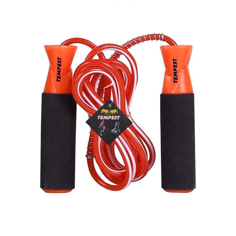 TEMPEST Orange Adjustable Jump Rope Skipping Rope for Workout, Jumping Rope Jump Ropes for Fitness (B08FBKSYVM) Amazon Price History, Amazon Price Tracker