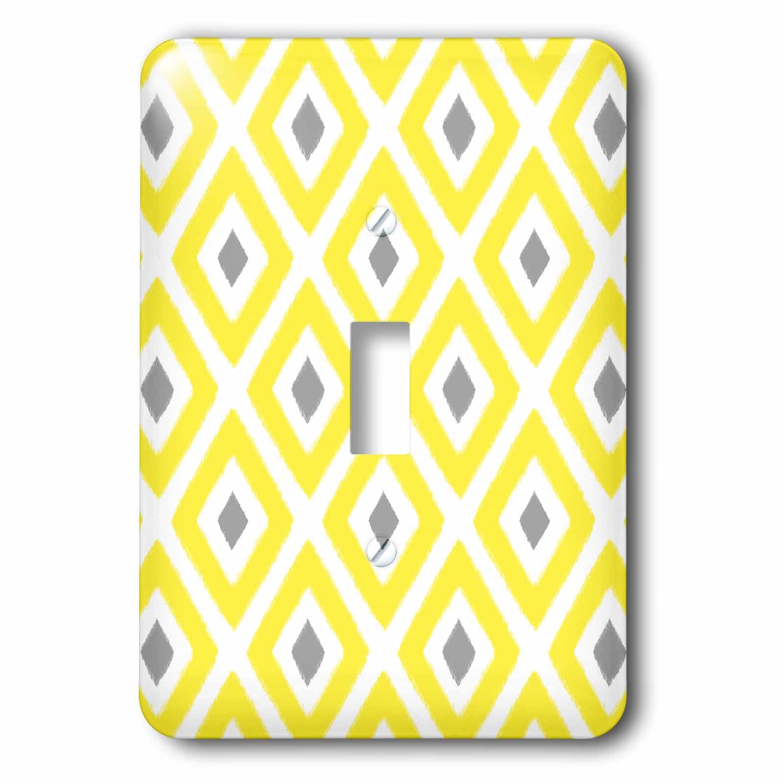 Interrupteur à bascule Ikat jaune pour sublimer la décoration de votre salon moderne