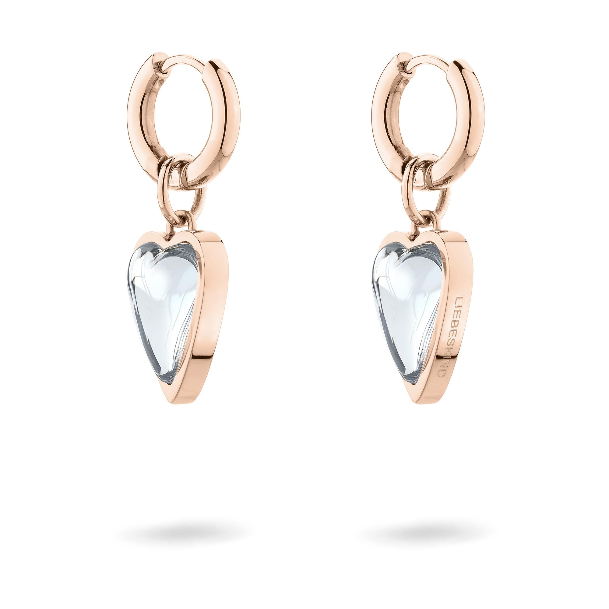 Liebeskind Berlin Ladies Earrings LJ-1703-E-28 in Stainless Steel IP Rose Gold
