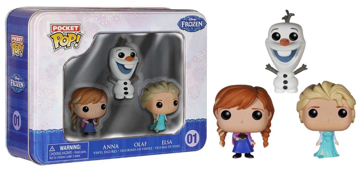 Funko Frozen Pocket Pop Mini Vinyl Figure Tin (3-Pack)