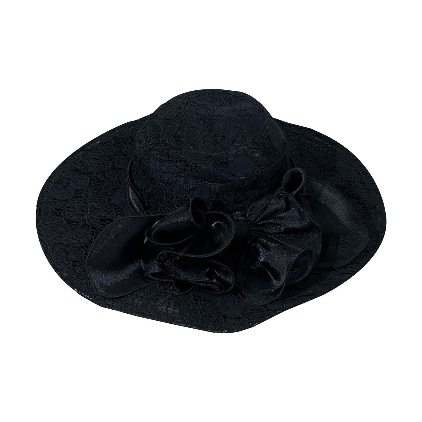 Fulidngzg Gorro Pescador Mujer Sombrero Paja Mujer Sombrero Playa Personalizado Plegable Sombrero Mujer Verano Pamelas De Playa Ligero Gorro Pescador Protección Sol Sombreros Mujer Verano ala Ancha