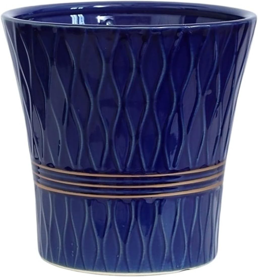 Flower Pot Simple Large Pot Ceramic Planter with Drainage