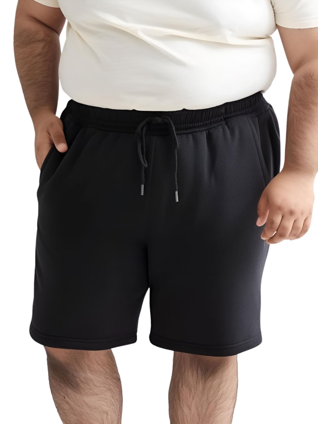 Toodlegram Unstd Plus Size Men's Cotton Big Size Shorts (XXL,3XL,4XL,5XL,6XL,7XL,8XL) | Regular Fit Solid Shorts | Casual-picture-35