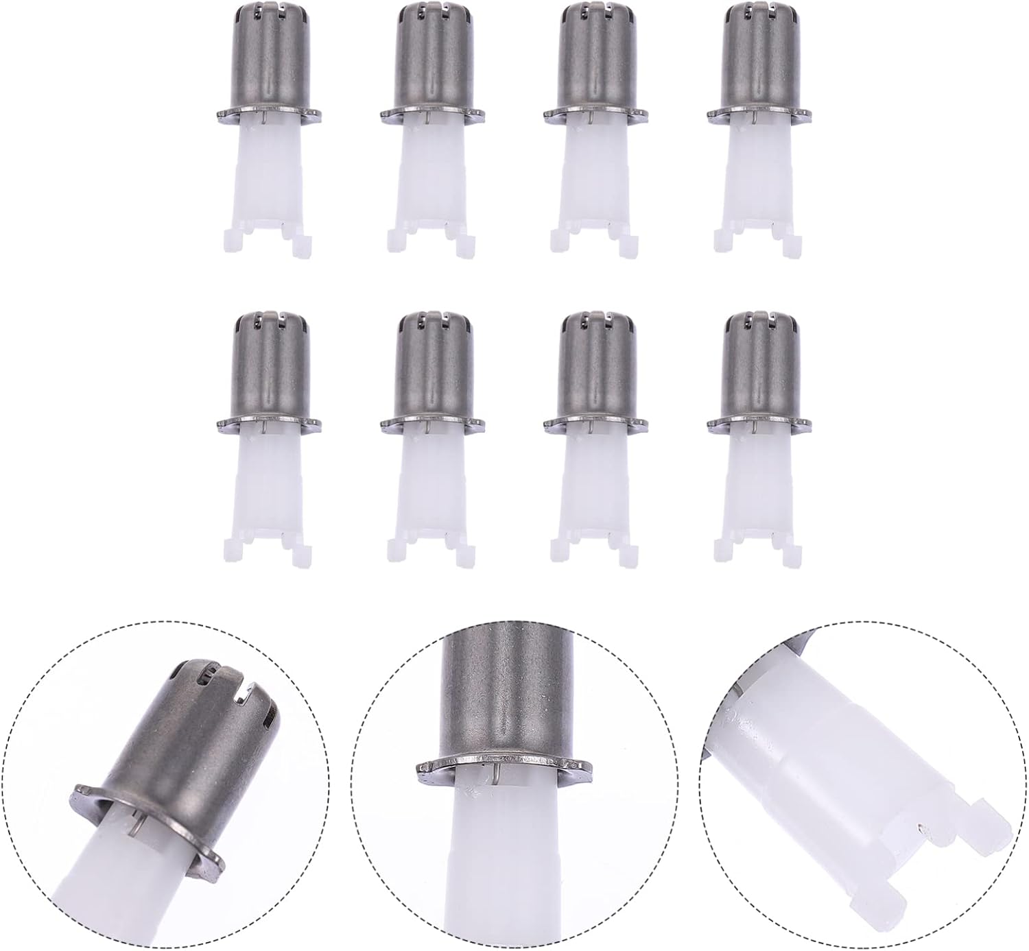 NOLITOY 8pcs Nose Hair Trimmer Head Replacement Parts for Manscape Nose Hair Clippers