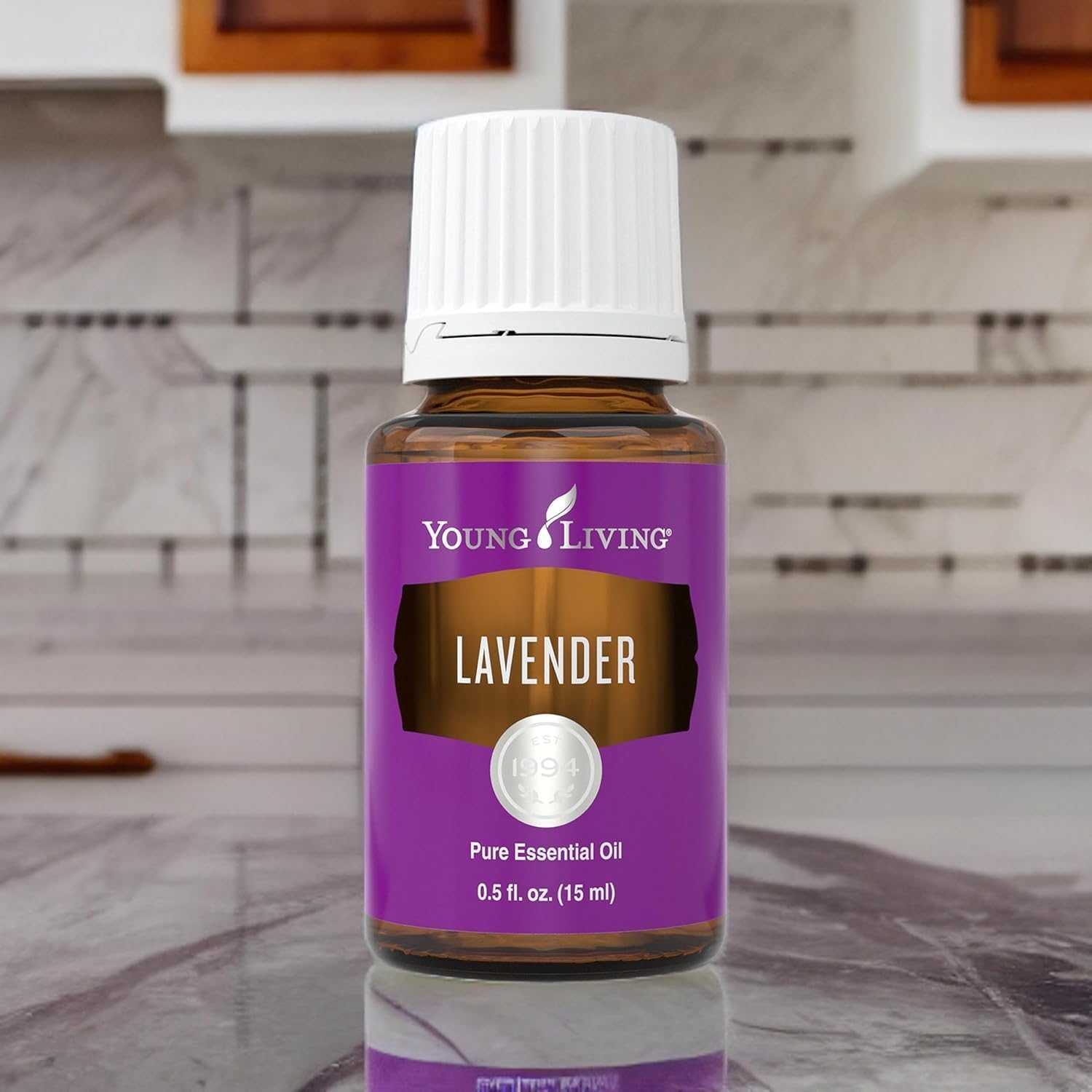 Young Living Lavender Essential Oil | 15 ml | Soothing & Relaxing Aroma for Massage, Aromatherapy, & Skin Care | Calms the Mind & Enhances Relaxation | Authentic Fragrance for Perfume