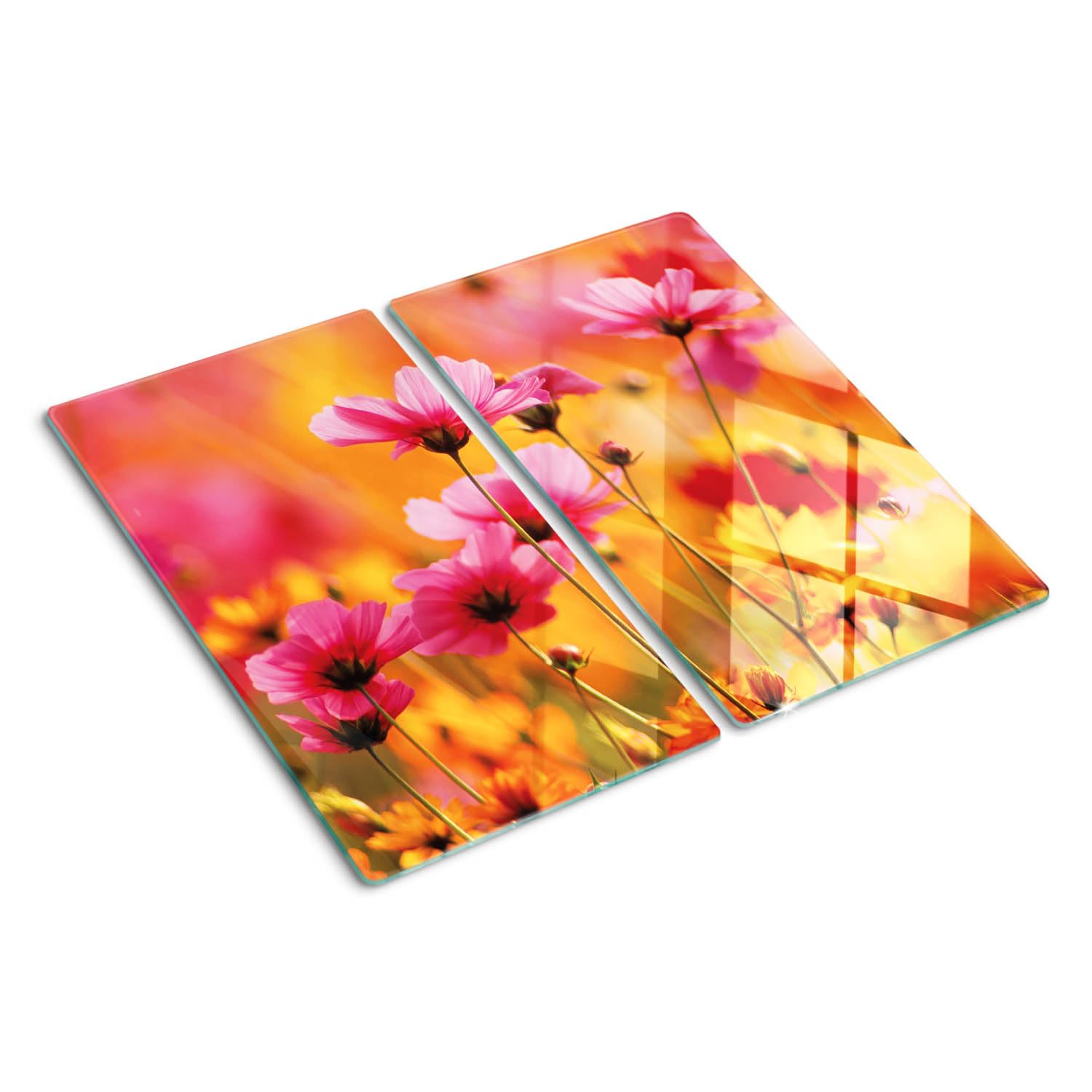 Planche à découper en verre 2x30x52cm : protégez votre plan de travail avec style