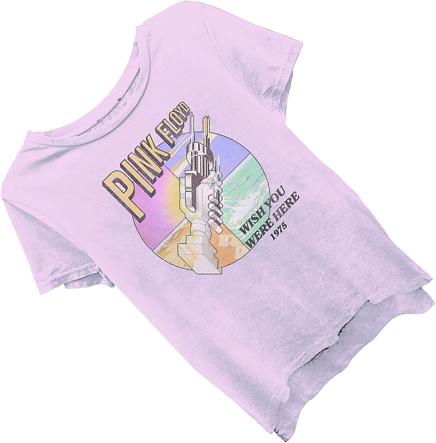 Pink Floyd Ladies Rock Shirt Dark Side of The Moon Vintage Tee