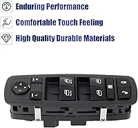 Vista 6 de Reemplazo del interruptor de ventana de control principal de potencia del lado del conductor para Dodge Ram 1500 2500 3500 2009-2012, repuesto