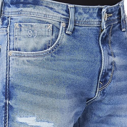 Image of Spykar Men's Rover Regular Fit Mid Rise Casual Jeans