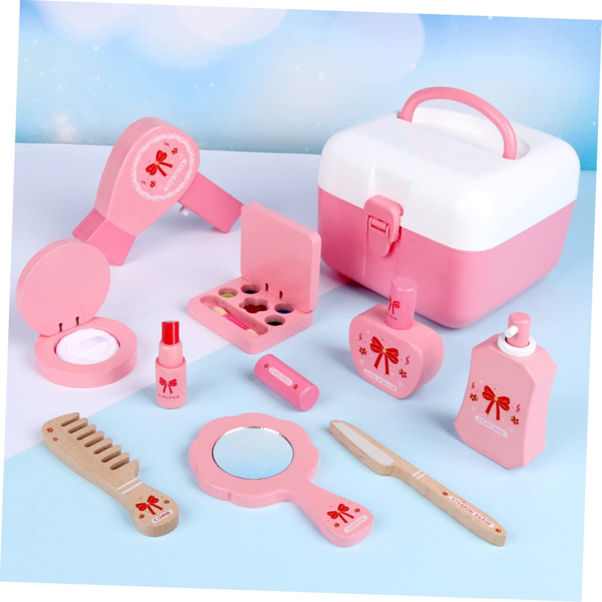 Abaodam 1satz Junge Mädchen Schminkset Interaktives Spielzeug Für Kleine Mädchen Teiliges Make-up Kindersicherem Material Fördert Kreativität Und Fantasie Für Rollenspiele Und