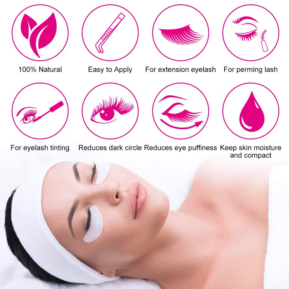 Patch Ciglia 50pcs Patch Extension Ciglia Cuscinetti per Gel per Occhi Eye Gel Pads