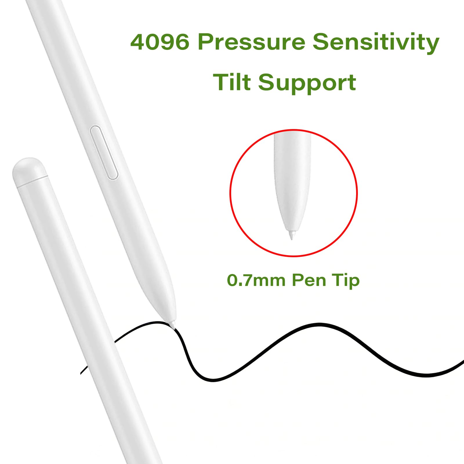 Caneta S Pen para Galaxy Tab S10 Lite da Samsung, Caneta Stylus de
