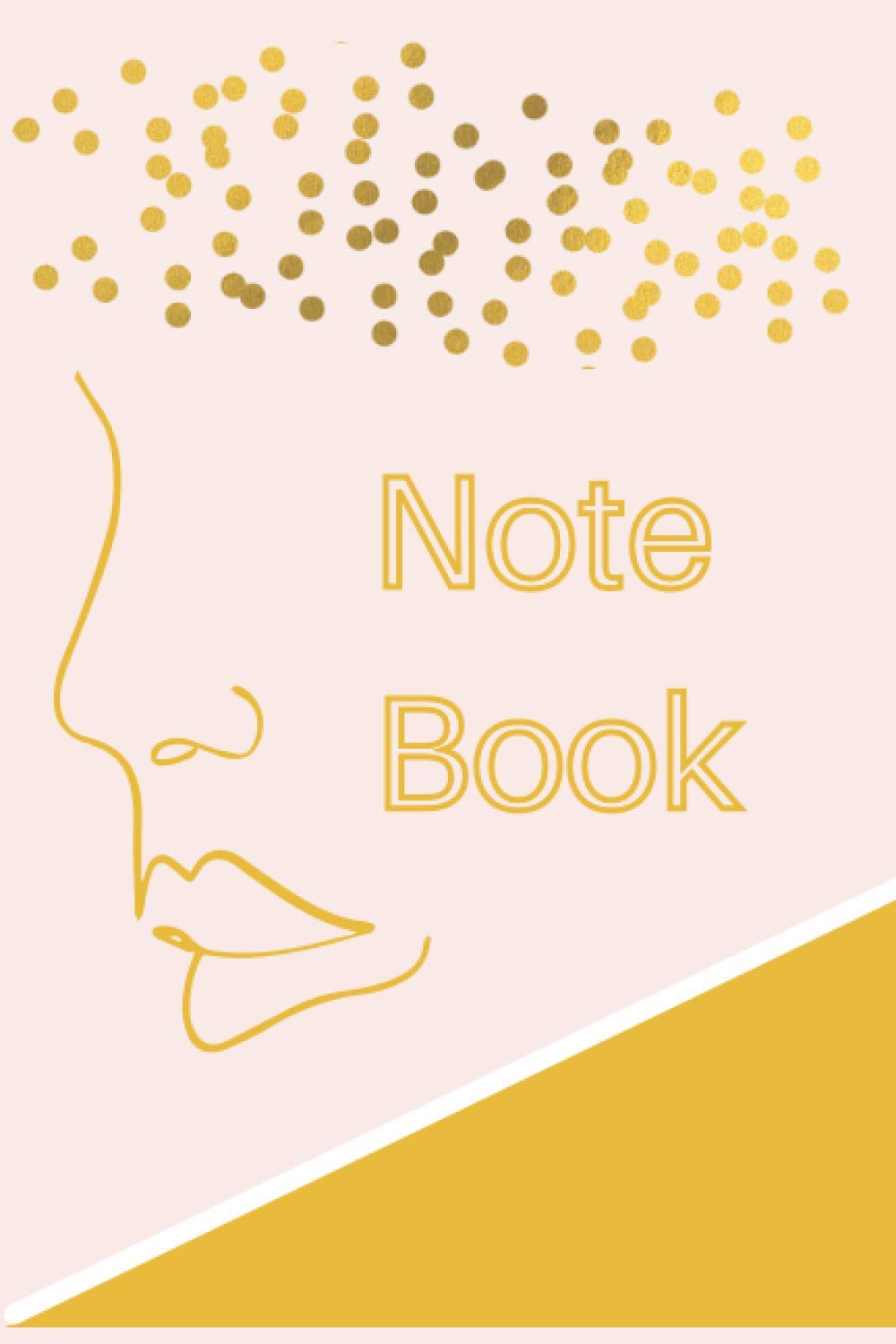 Notebook: Carnet de note pour femme et fille, journal à remplir, couverture originale & Tendance(design d'un visage abstrait), idée cadeau