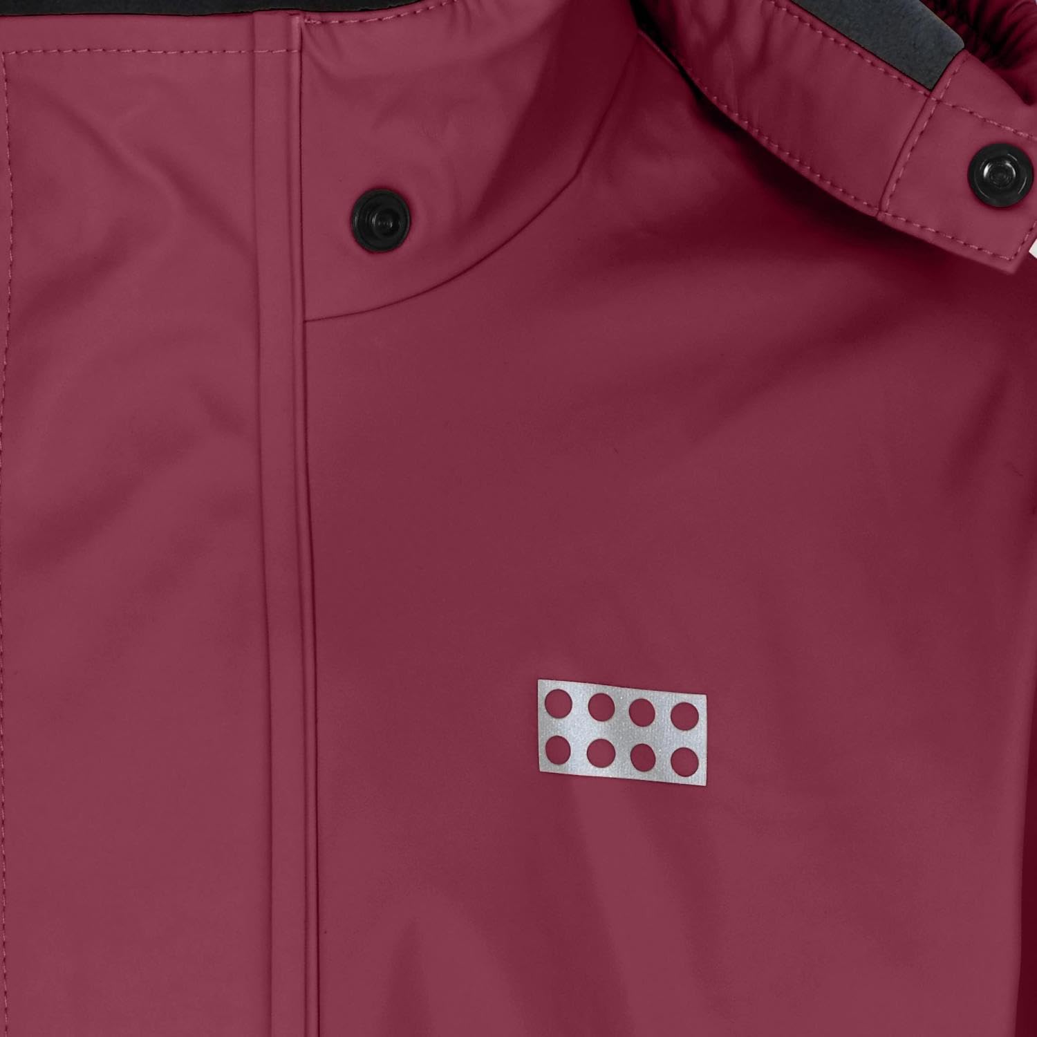 LEGO Mädchen Lwjipe 708 - Gefütterte Regenjacke Regenjacke