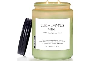 Invigorating Eucalyptus & Mint Candles for Serenity