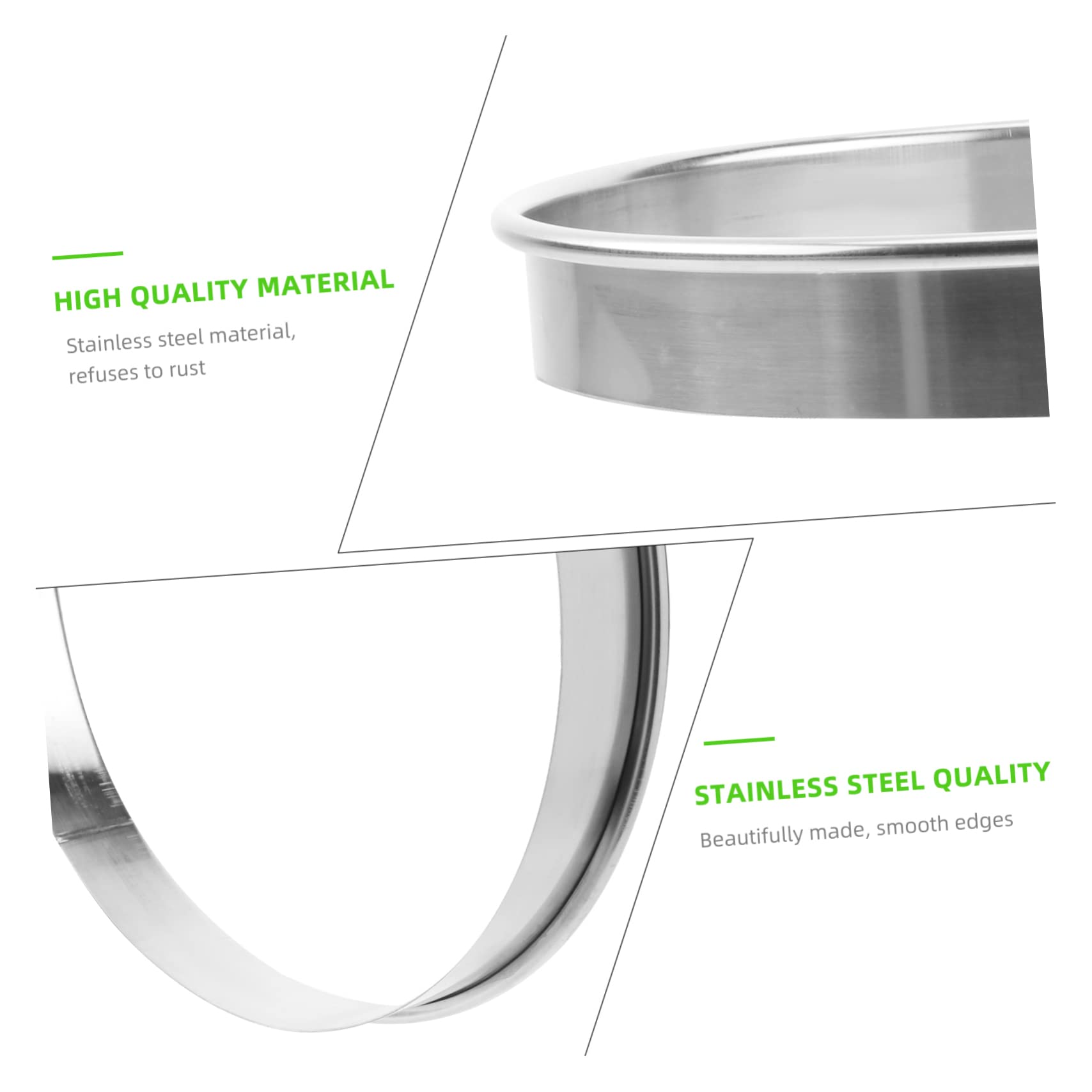 DIYEAH 1Pc Pizza Saucing Ring Kitchen Bakeware Tool for Adding Toppings for Pizza Pan Baking for Home Restaurant and Bakery Use