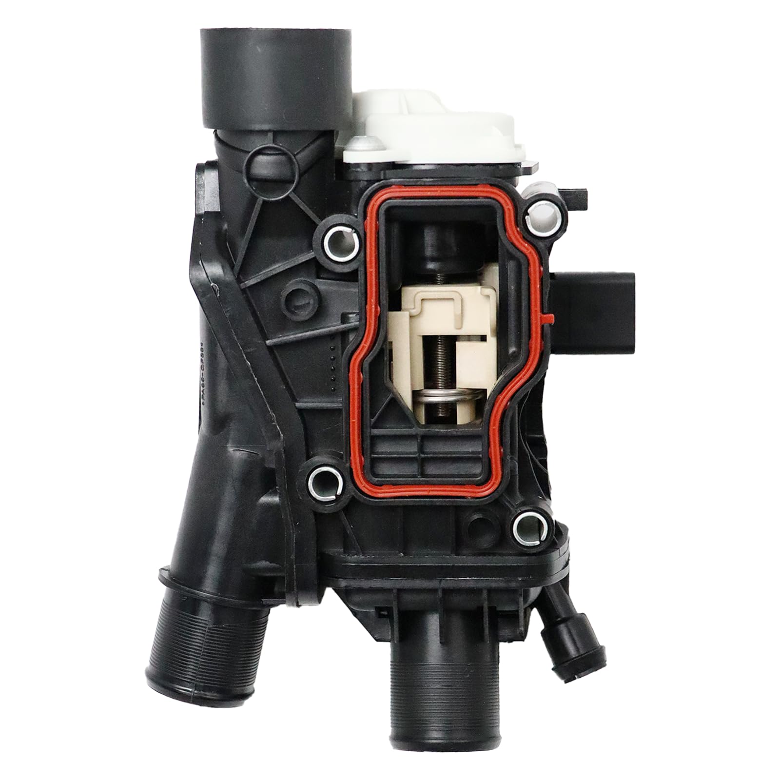 Carcasa termostática compatible con Citr0en C4 C5 III 308 508 3008 5008 2.0 BlueHDi Focus Kuga DS7Q-8A586-AB Hopzty 9804160380