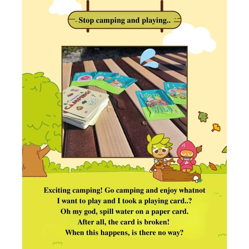 Amazon.com: JL Corp. Cookie Run Camping Playing Card(Paper) : Toys