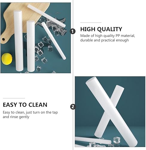 Miniatura 8 de Hemoton Muddler - Barra mezcladora de plástico para cóctel, trituradora de frutas, martillo de hielo, mazo, majilla, prensa de limón para bebidas