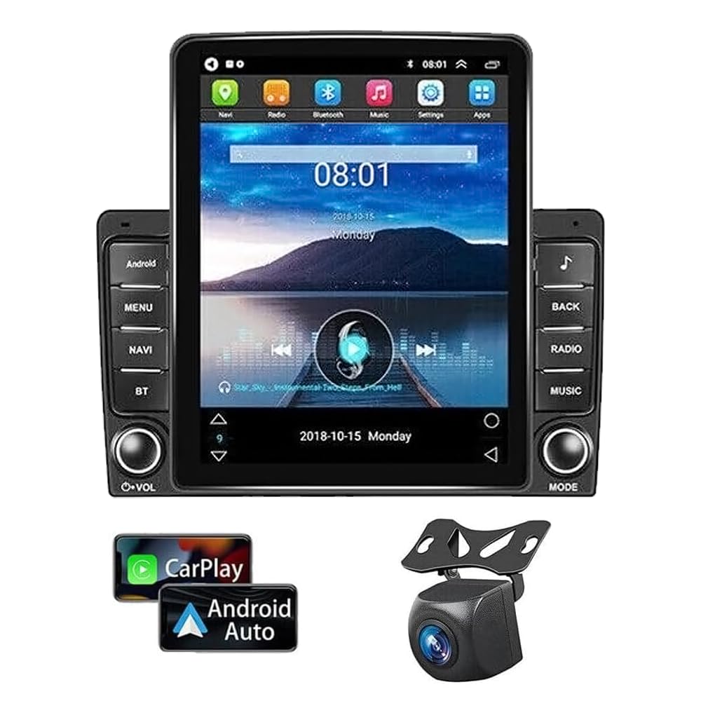Amazon.com: Loddery 9.7 inch Android 13 Double Din Vertical Car