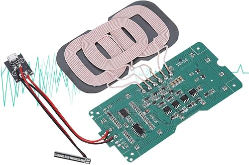 Miniatura 9 de BAFOVY Standard Wireless Charger, 3 Coil Transmitter Module High Efficiency Charging with Multi Protection for Compatible Phones